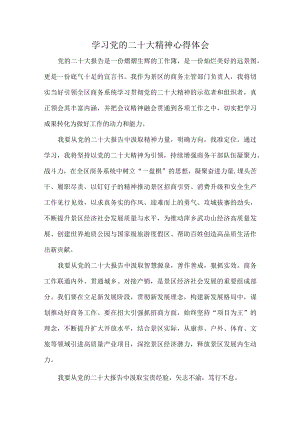 教师个人学习党的二十大精神心得体会.docx