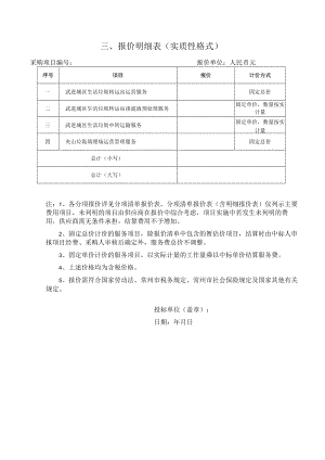 报价明细表实质性格式.docx