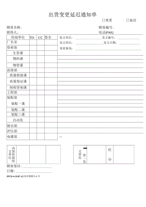 出货变更延迟通知单.docx