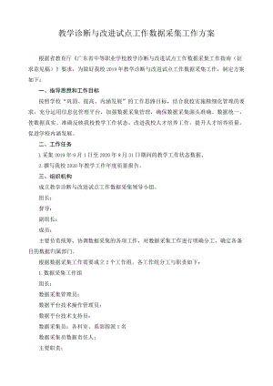 教学诊断与改进试点工作数据采集工作方案.docx