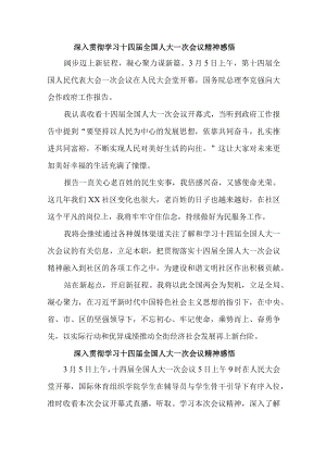 基层个人深入贯彻2023年全国“两会”会议精神心得感悟6篇 (最新).docx