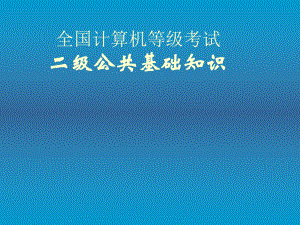 计算机二级程序设计基础.ppt