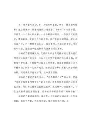 （9篇）党员干部观看《榜样7》心得体会.docx