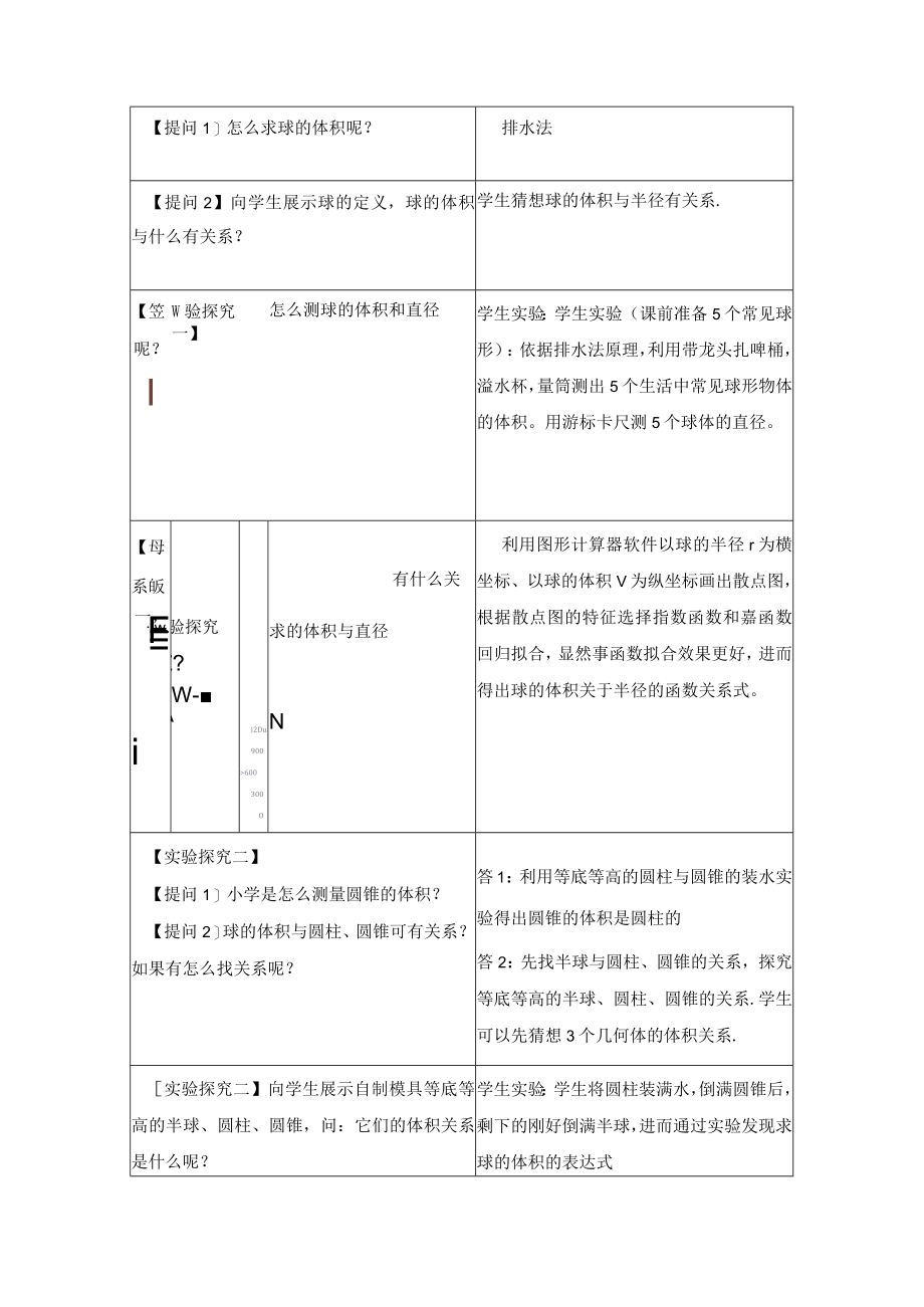 球的体积和表面积 教学设计.docx_第3页