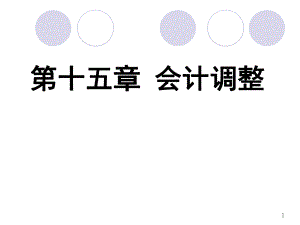 中级财务会计会计调整.ppt