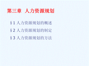 人力资源规划的方法.ppt