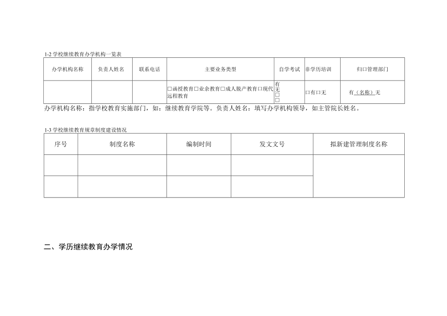 陕西省2022年度高等学校继续教育发展报告支撑数据采集表.docx_第2页