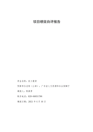 项目绩效自评报告.docx