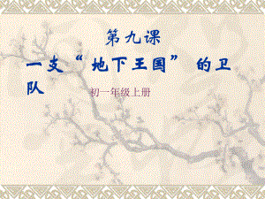 第九课一支“地下王国”的卫队精品教育.ppt