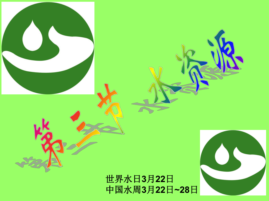 第三节水资源张贵明精品教育.ppt_第1页