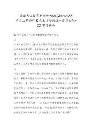 政法队伍教育整顿专刊（五）.docx