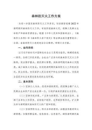 森林防灭火工作方案.docx