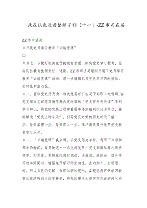政法队伍教育整顿专刊（十一）.docx