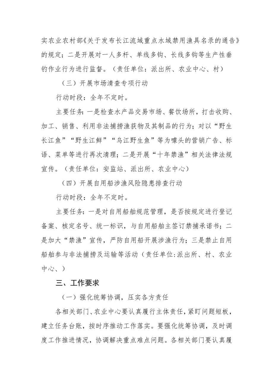 2023年长江“十年禁渔”专项行动工作方案.docx_第2页