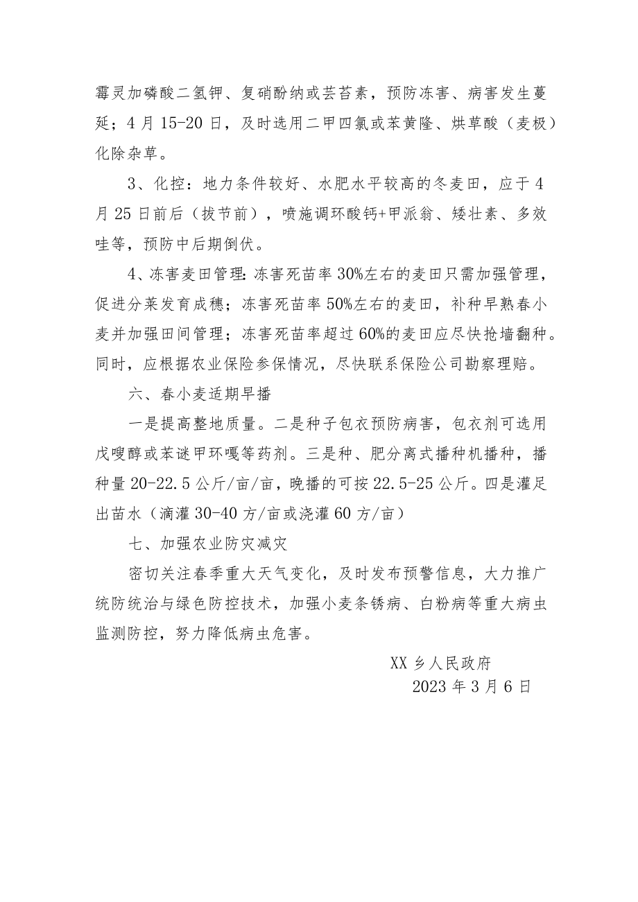 XX乡2023年春耕备耕工作情况汇报.docx_第3页