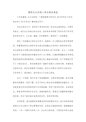 暑假社会实践心得3篇供借鉴.docx