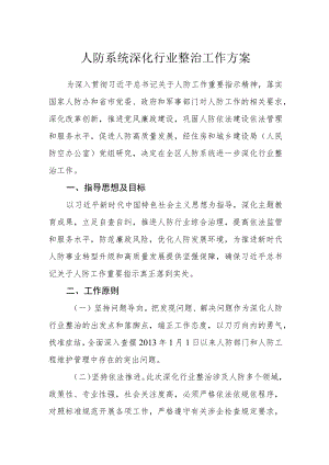 人防系统深化行业整治工作方案.docx