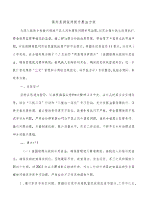 镇两查两保两提升整治方案.docx