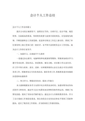 会计个人工作总结.docx