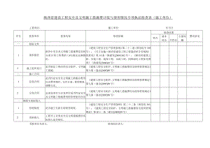 陕西省建设工程安全及文明施工措施费计取与使用情况专项执法检查表施工单位.docx