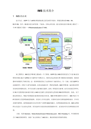 IMS技术简介.docx