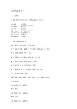项目紧急施工项目策划书.docx