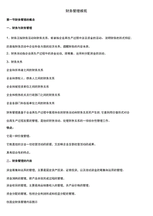 财务管理基础财务管理的概念.docx