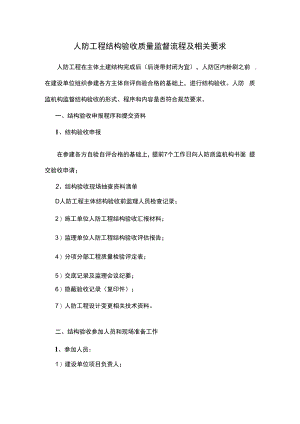 人防工程结构验收质量监督流程及相关要求.docx