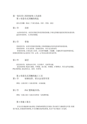 吊顶工程的装饰工艺流程工程文档范本.docx