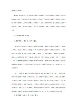 办公文档范本试用期工作总结及工作计划.docx