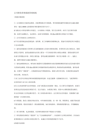公司财务管理借款管理制度.docx