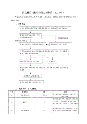 药包材委托检验业务办理指南2022版.docx