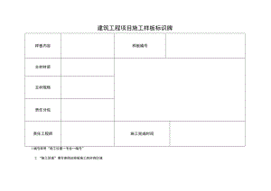 建筑工程项目施工样板标识牌.docx