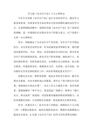 街道社区党员干部学习新《安全生产法》心得体会.docx