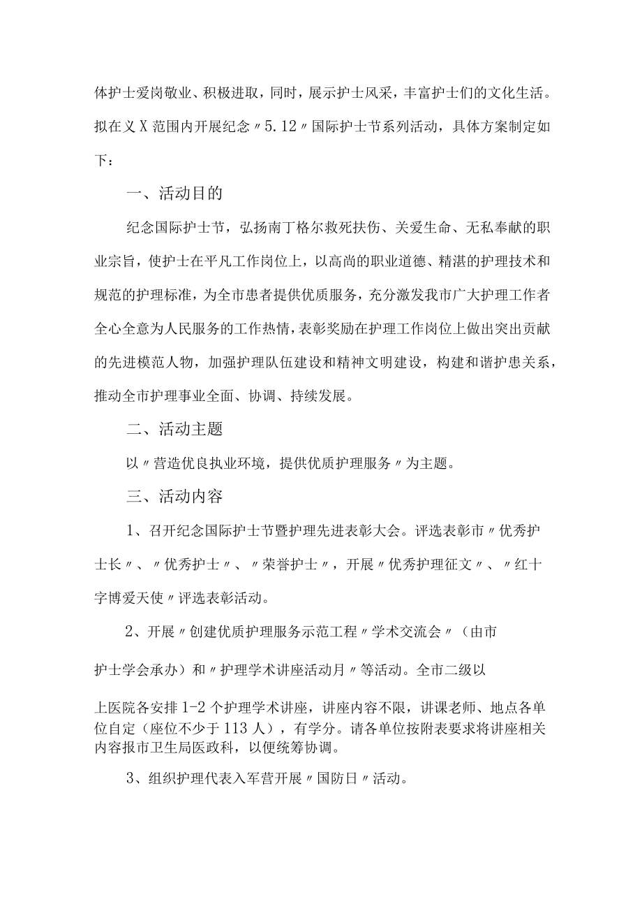 医学院2023年512国际护士节主题活动方案.docx_第3页