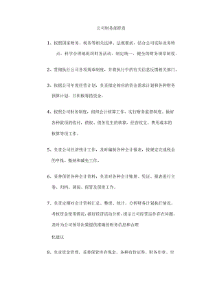 公司财务部职责.docx