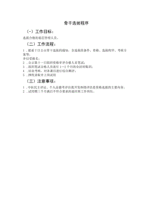 公司骨干选拔程序.docx