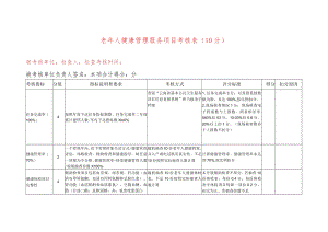 老年人健康管理服务项目考核表.docx