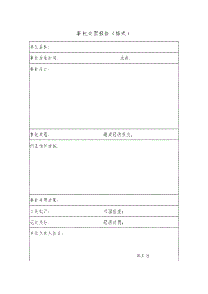事故处理报告（格式）.docx