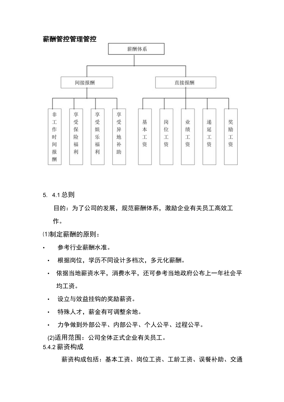 办公文档范本装饰公司薪酬管理.docx_第1页