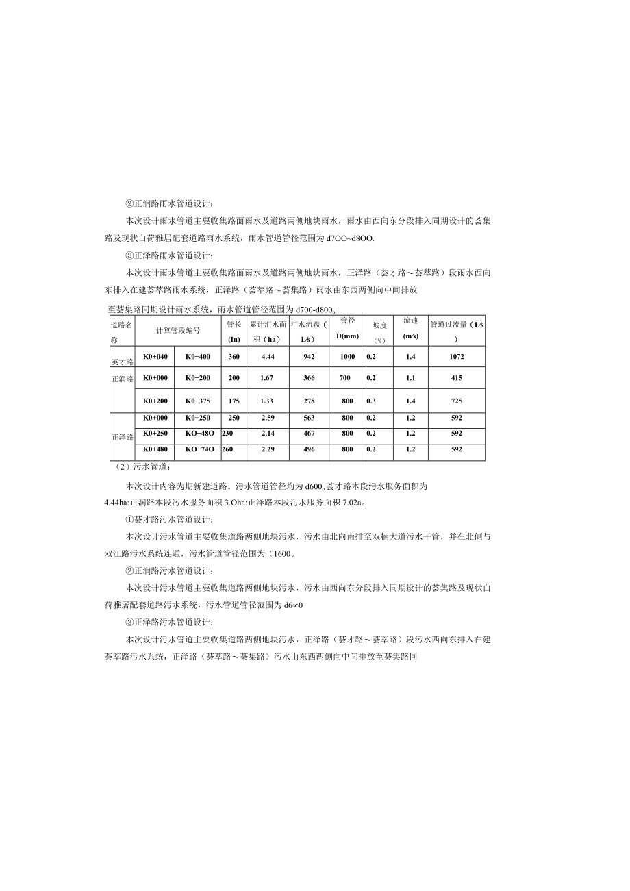 正源荟片区市政道路项目--给排水施工图设计说明.docx_第3页
