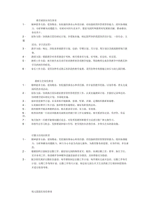 办公文档范本幼儿园各岗位职责[].docx