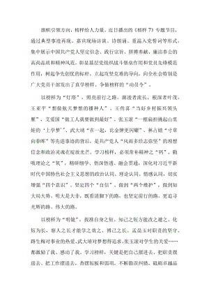 观看《榜样7》有感：展现新担当 实现新作为.docx