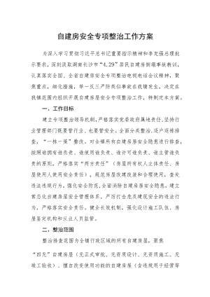 自建房安全专项整治工作方案.docx