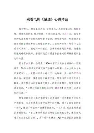 望道心得体会三篇.docx