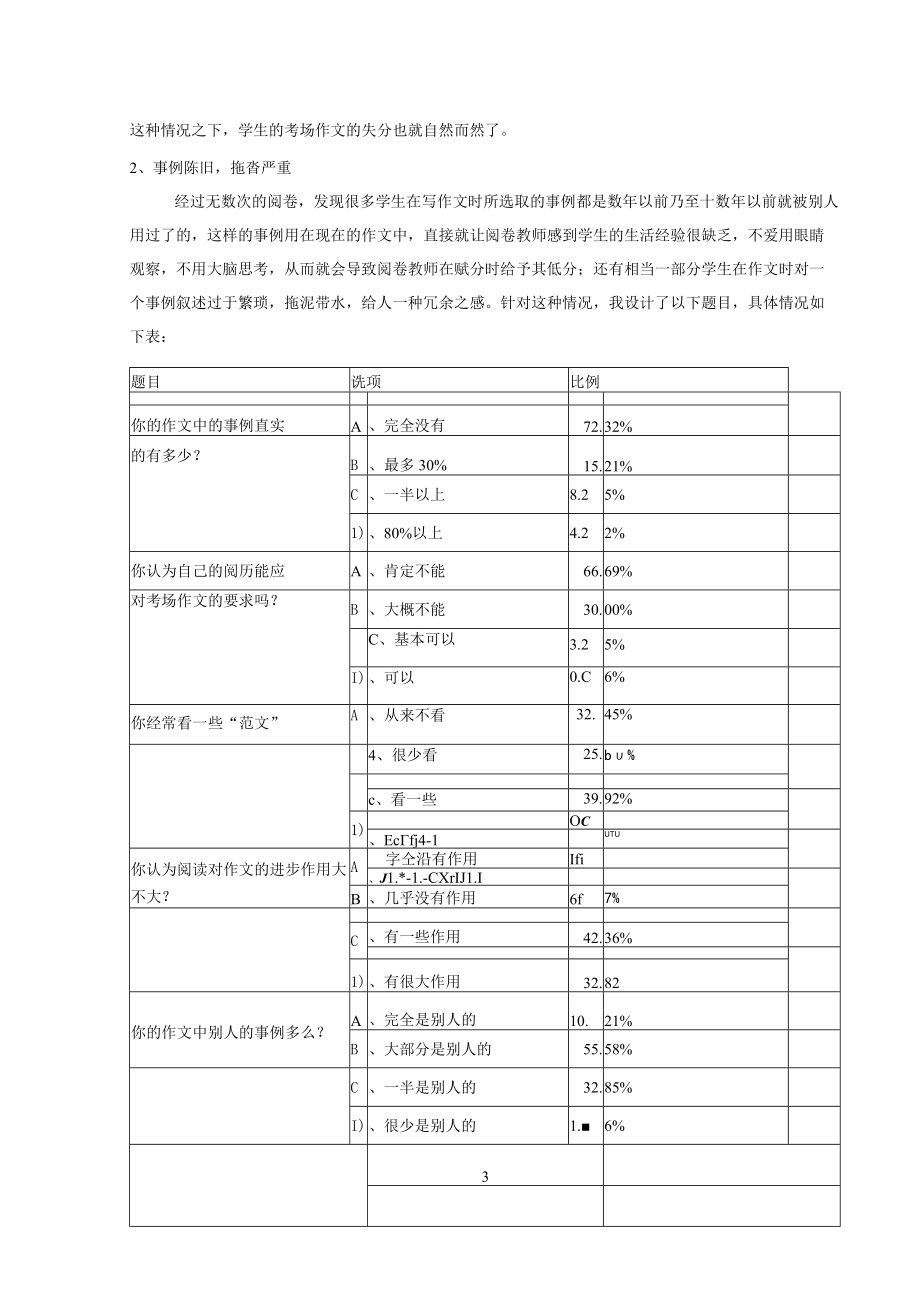 浅谈初中生考场作文失分缘由及应对策略 论文.docx_第3页