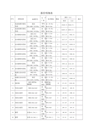 报价明细表.docx