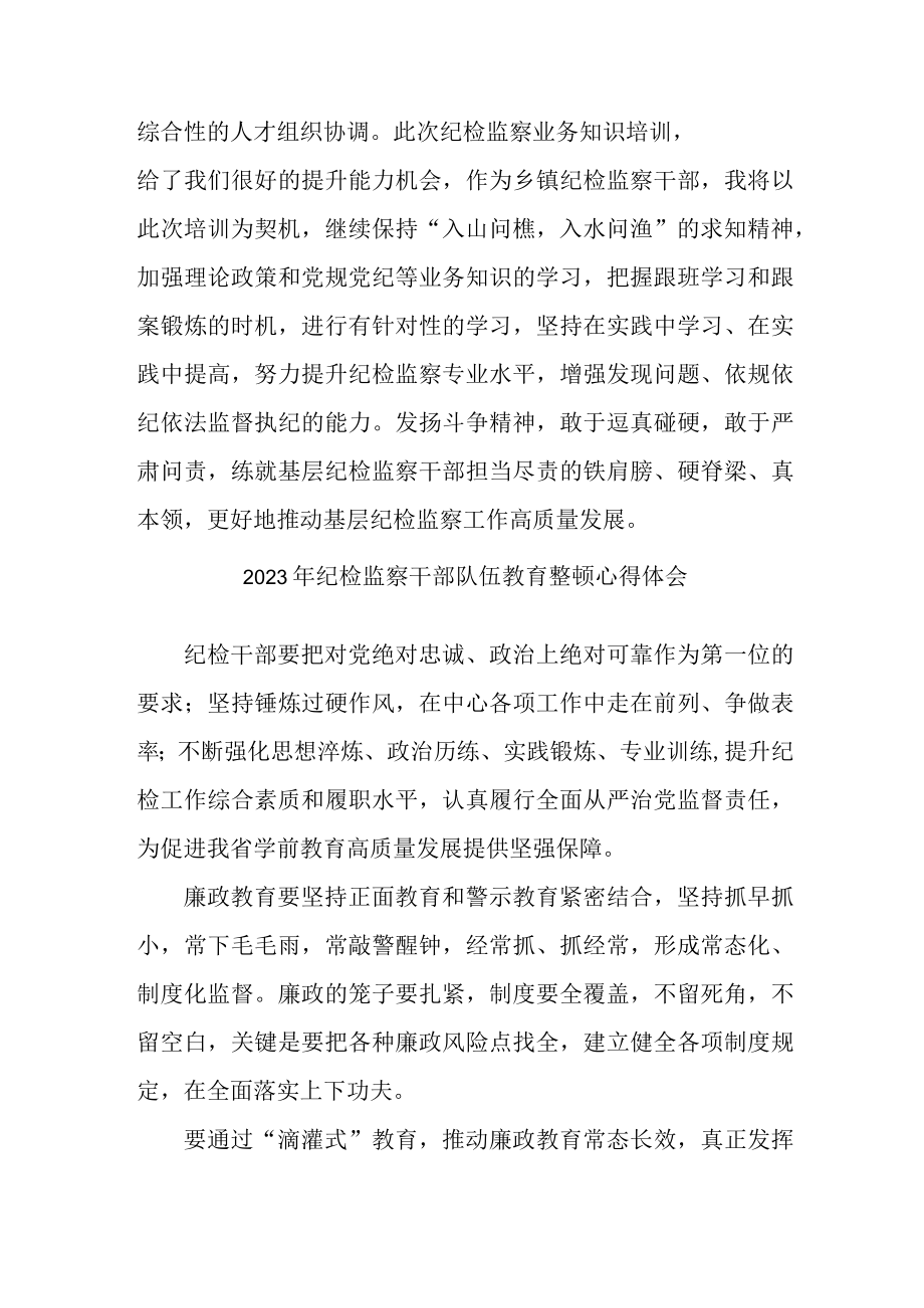 公安派出所2023年纪检监察干部队伍教育整顿个人心得体会 (合计6份).docx_第3页