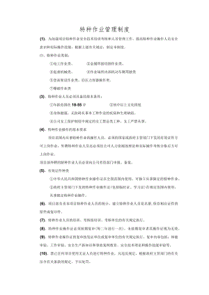 特种作业管理制度模板.docx