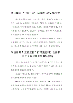 （共三篇）教师学习“三抓三促”行动进行时心得感想.docx